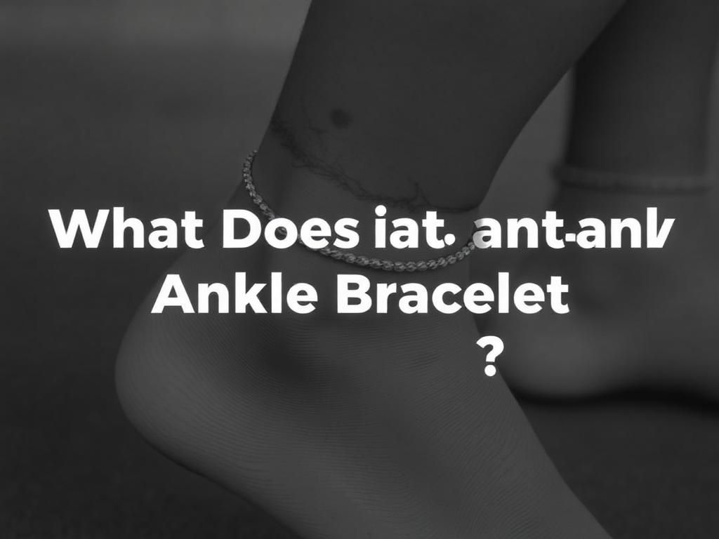 Discovering What Does an Ankle Bracelet Signify: Culture, Style, and ...